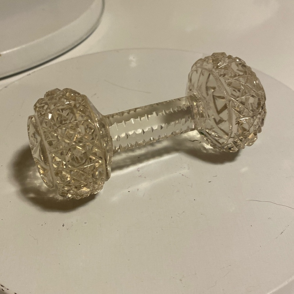 Vintage Imperial Glass Knife Rest